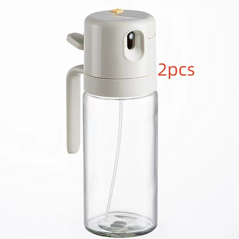 2-in-1 Oil Sprayer and Dispenser Bottle for Cooking and BBQ