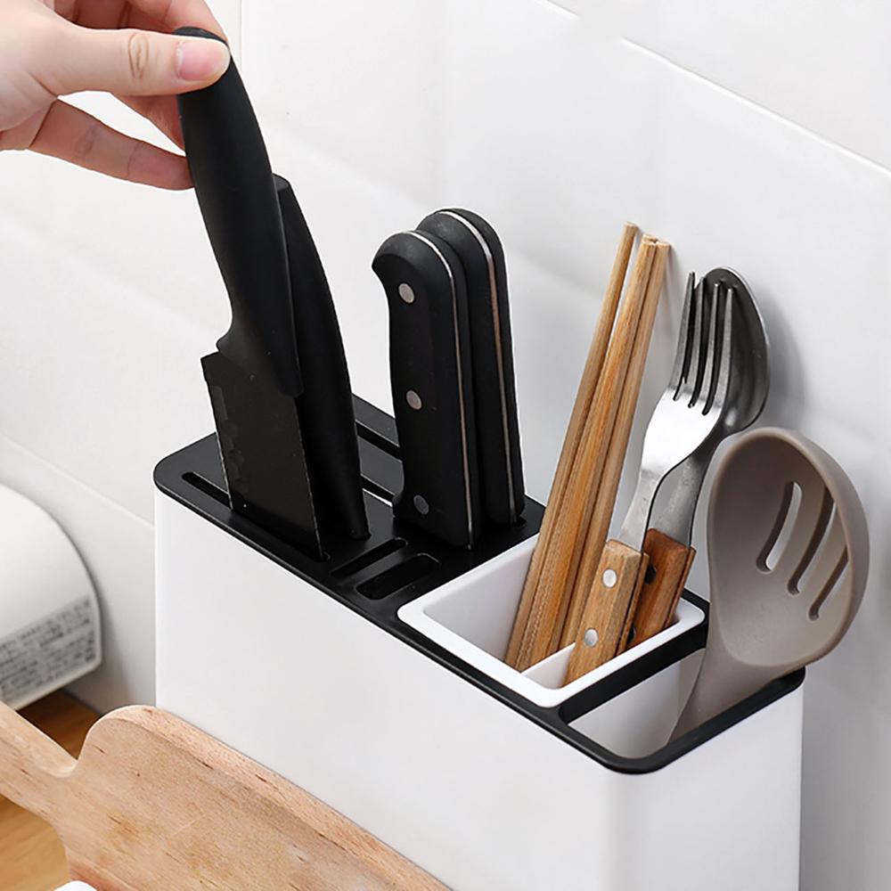 Kitchen Tableware Storage Rack – Plastic Knife and Utensil Holder