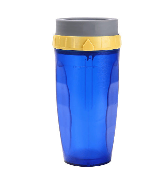 Double Insulated Travel Cup – Portable No-Cover Tumbler with Straw