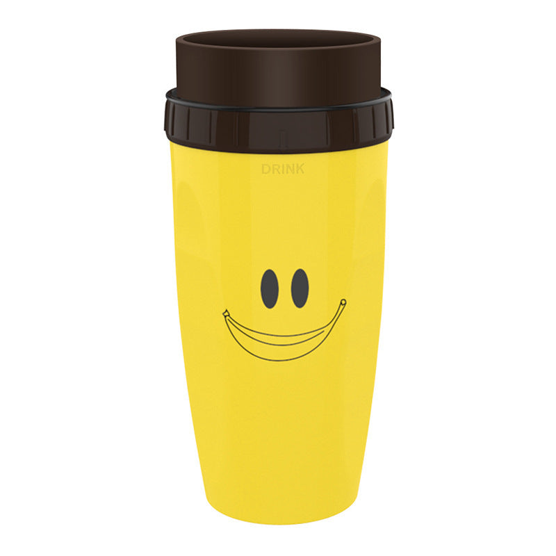Double Insulated Travel Cup – Portable No-Cover Tumbler with Straw