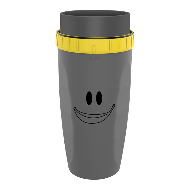 Double Insulated Travel Cup – Portable No-Cover Tumbler with Straw