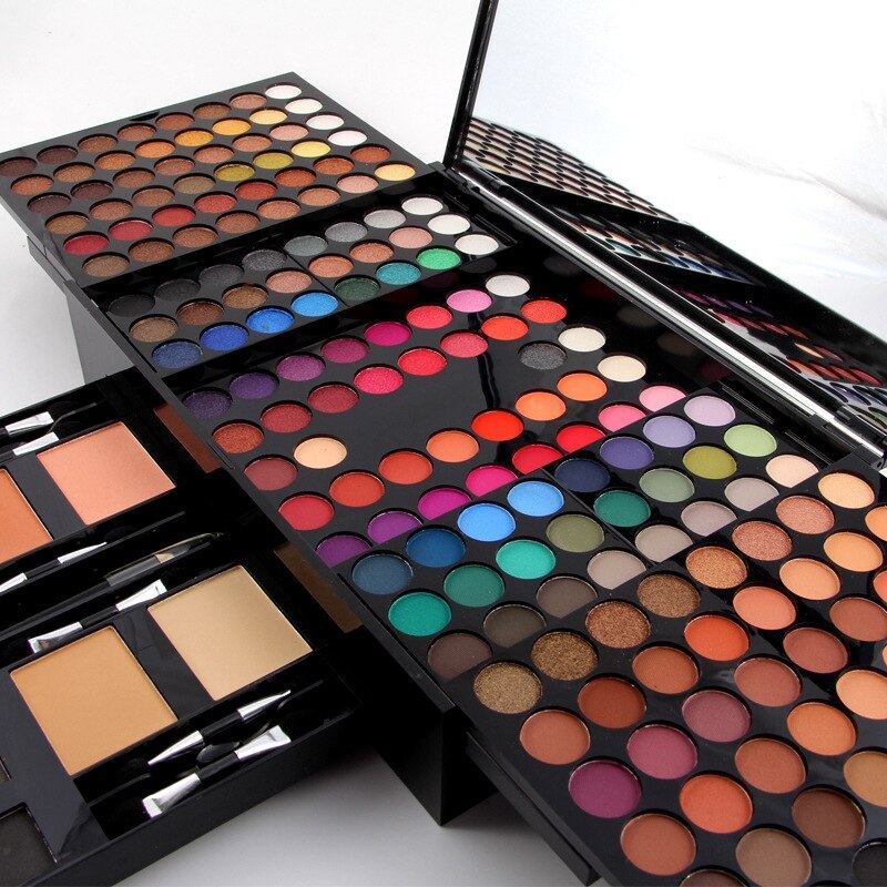 180-Color Eyeshadow & Blush Palette – Piano-Shaped Makeup Box