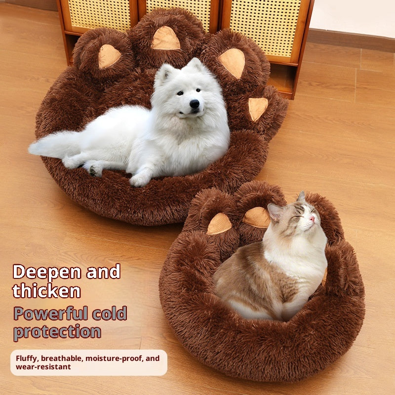Thickened Plush Kennel Large Pet Bed Mat