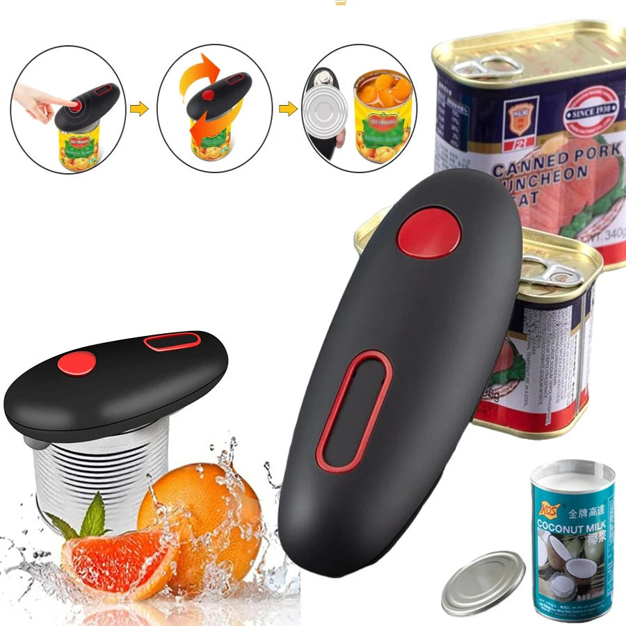 Automatic Electric Can Opener – One-Touch Kitchen Tool