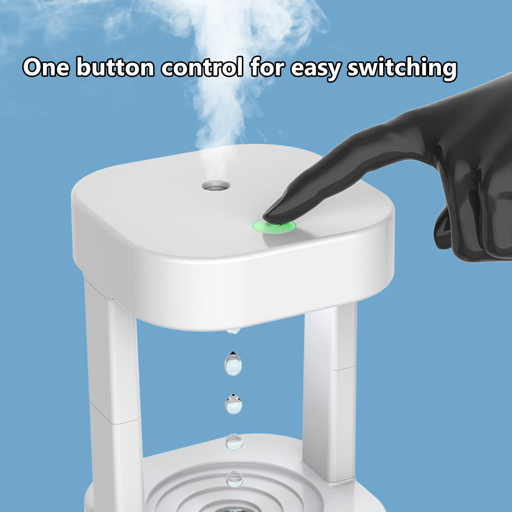 Creative Anti-Gravity Humidifier – Quiet Mist for Home & Office