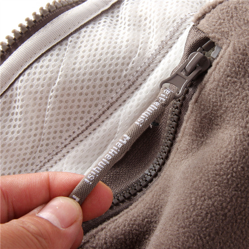 Men’s Double-Sided Polar Fleece Jacket Warm & Soft