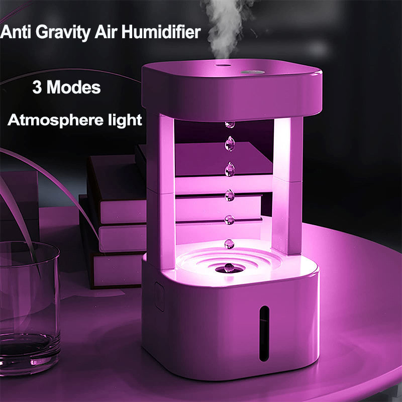 Creative Anti-Gravity Humidifier – Quiet Mist for Home & Office