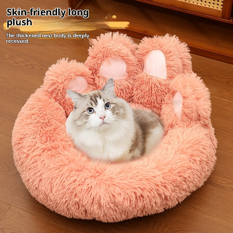 Thickened Plush Kennel Large Pet Bed Mat