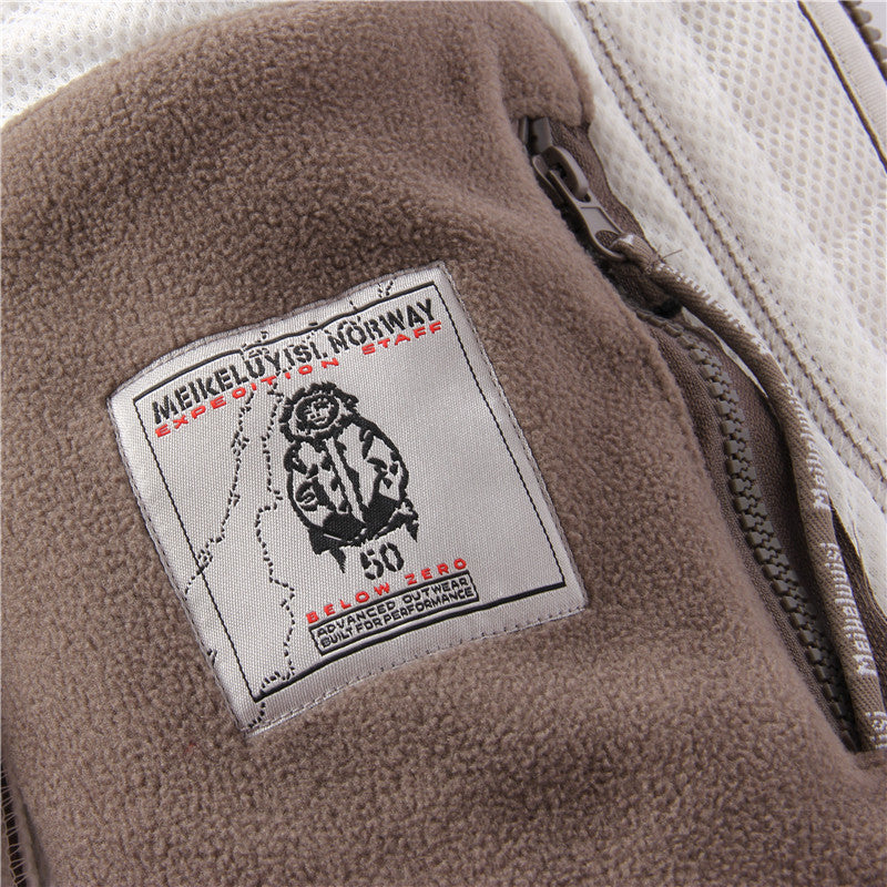 Men’s Double-Sided Polar Fleece Jacket Warm & Soft