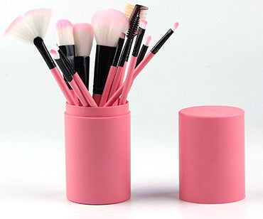 12-Piece Makeup Brush Set – Perfect for Blush, Eyeshadow & Highlight