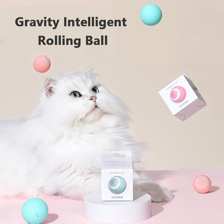 Smart Cat Rolling Ball – Automatic Interactive Pet Toy