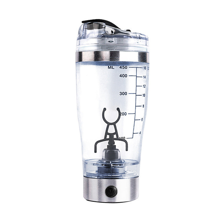 USB Electric Protein Shaker Bottle – Rechargeable Fitness Blender Cup