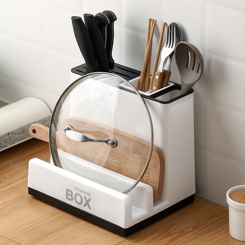 Kitchen Tableware Storage Rack – Plastic Knife and Utensil Holder