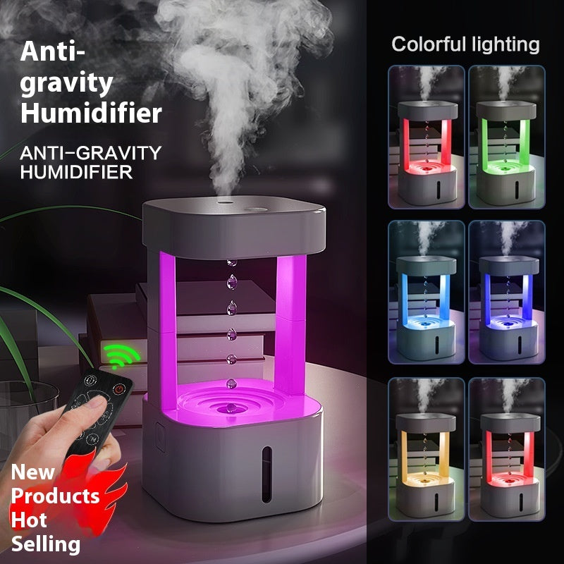 Creative Anti-Gravity Humidifier – Quiet Mist for Home & Office