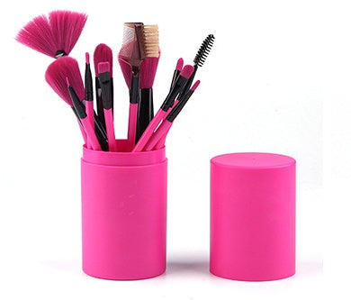 12-Piece Makeup Brush Set – Perfect for Blush, Eyeshadow & Highlight