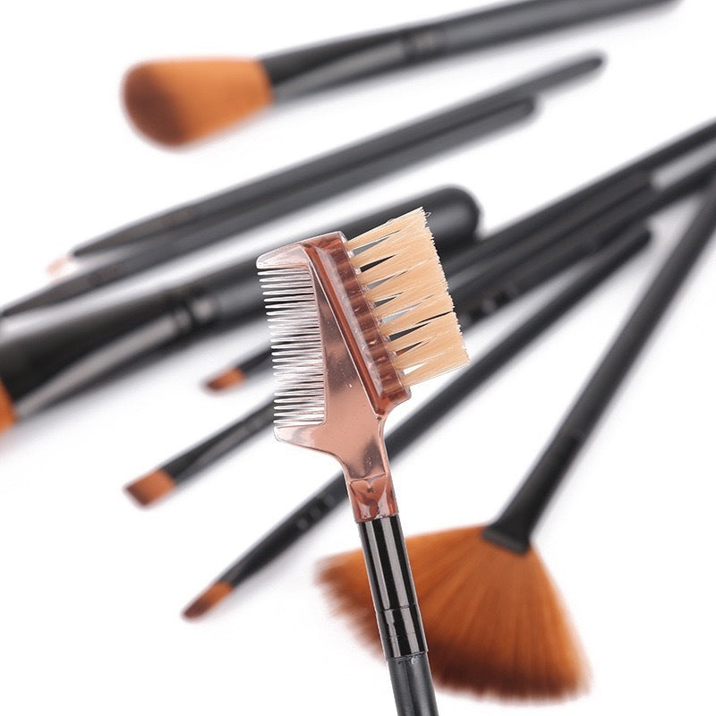 12-Piece Makeup Brush Set – Perfect for Blush, Eyeshadow & Highlight