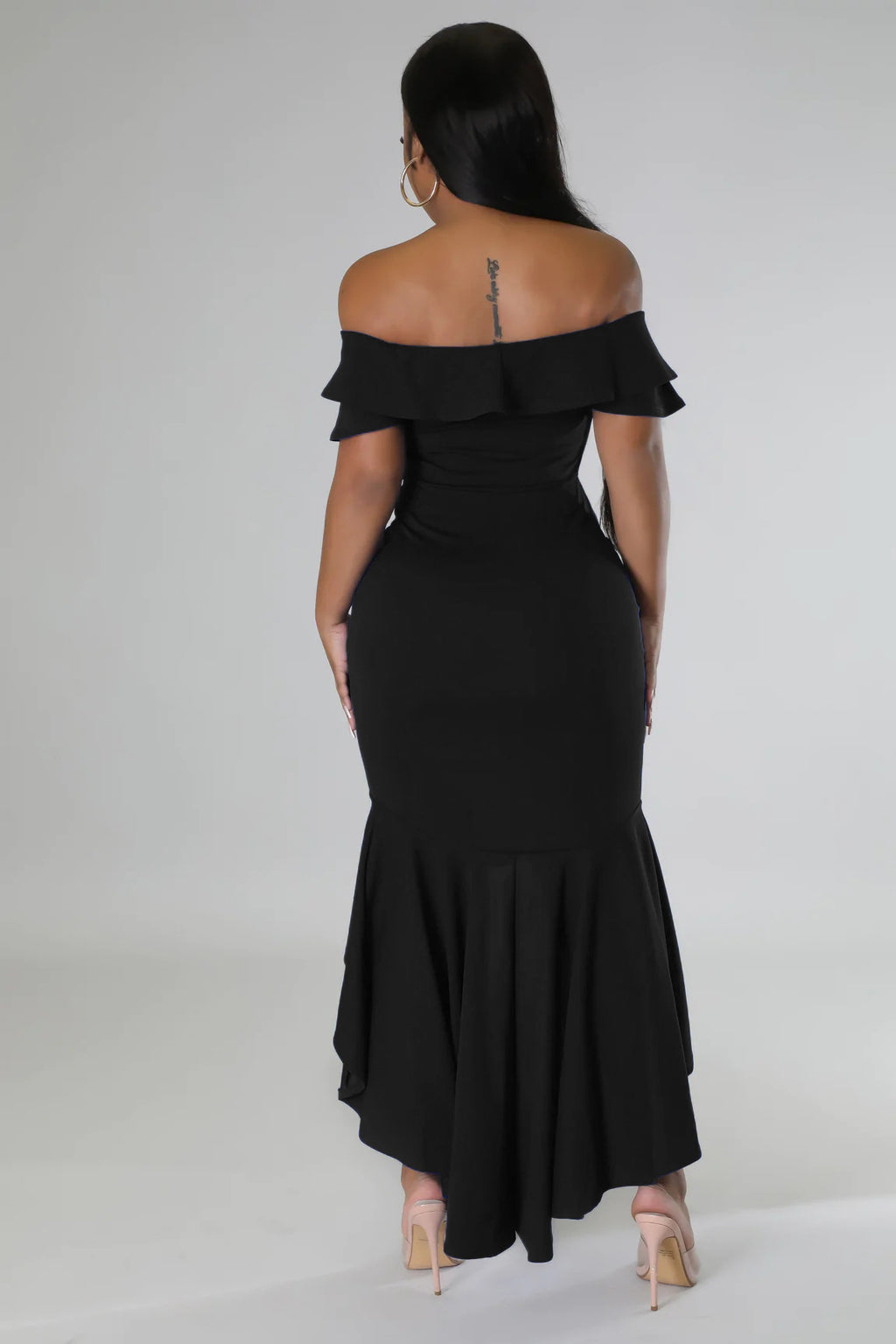 Women's Slim Fit Ruffled Summer Irregular Dress