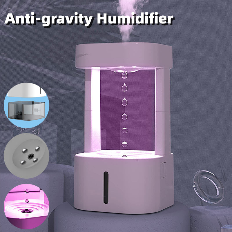 Creative Anti-Gravity Humidifier – Quiet Mist for Home & Office