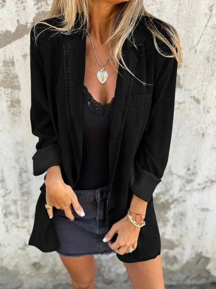 Women’s Casual Denim Shirt Jacket