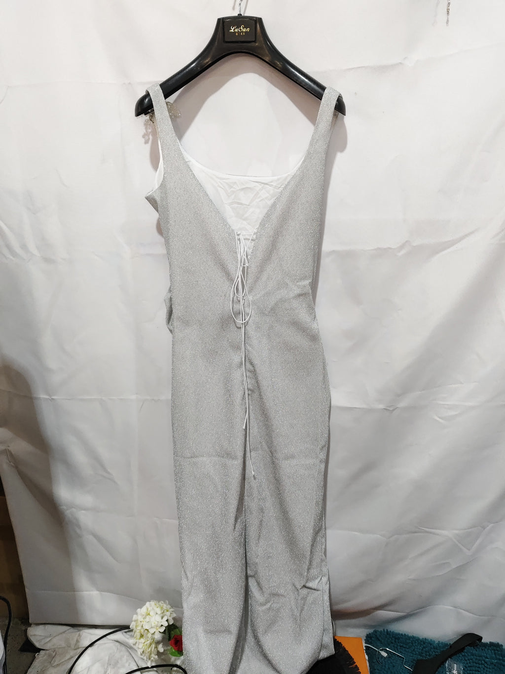 Sexy Party Light Luxury Diamond Shiny Dress