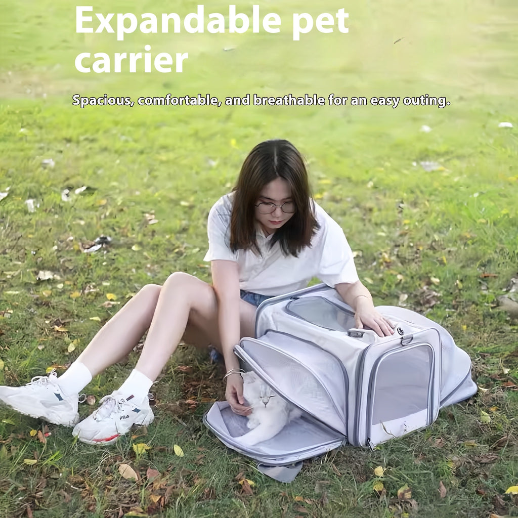 Outdoor Portable Breathable Large-Capacity Pet Travel Bag