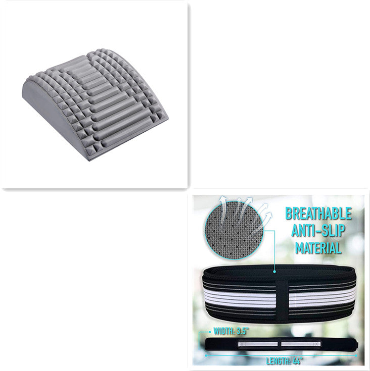 Back and Neck Stretcher Pillow – Lumbar Support Massager for Pain Relief