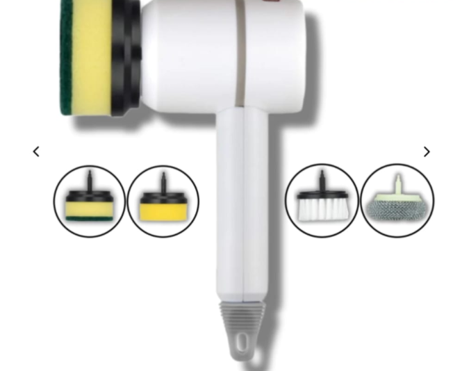 Electric Cleaning Brush – USB Rechargeable Dishwashing and Tile Scrubber