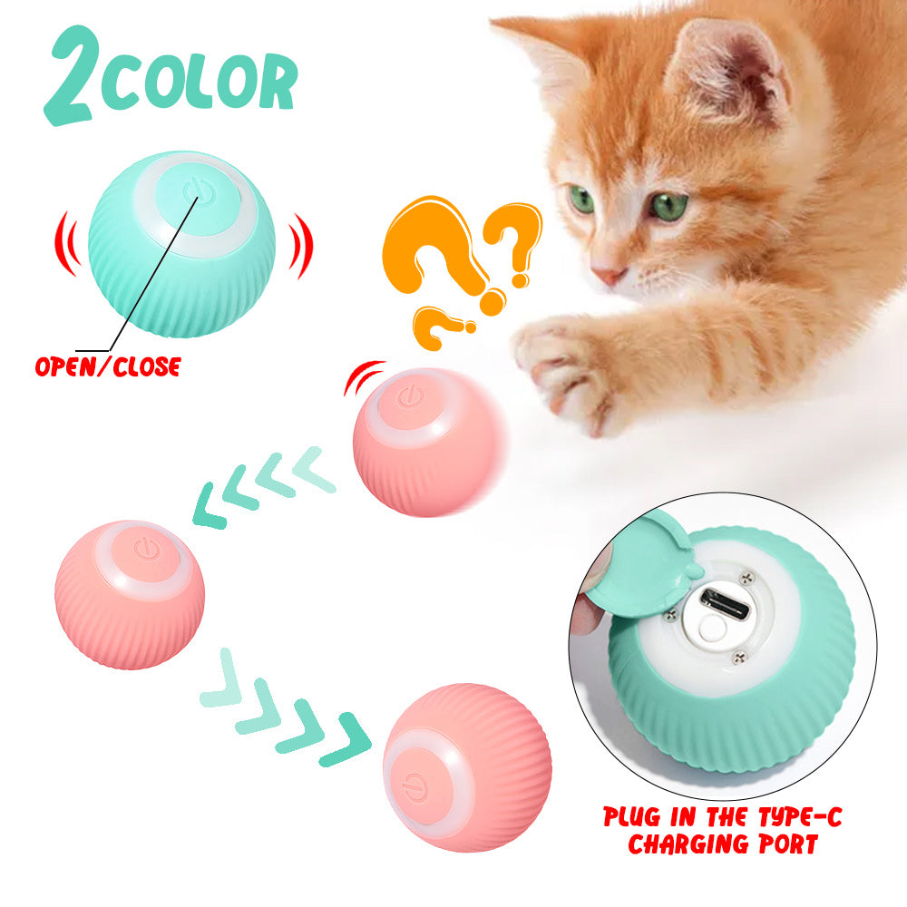 Smart Cat Rolling Ball – Automatic Interactive Pet Toy