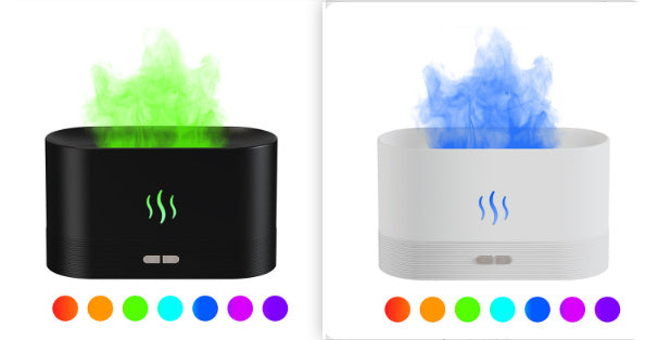 Aroma Diffuser with Flame Light – Relaxing Mist for Home & Spa