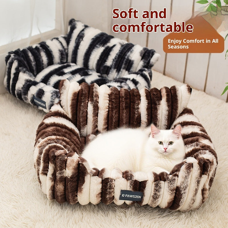 Large Plush Pet Sofa Bed