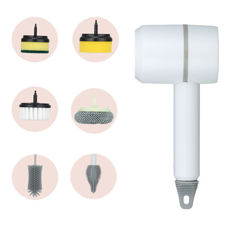 Electric Cleaning Brush – USB Rechargeable Dishwashing and Tile Scrubber