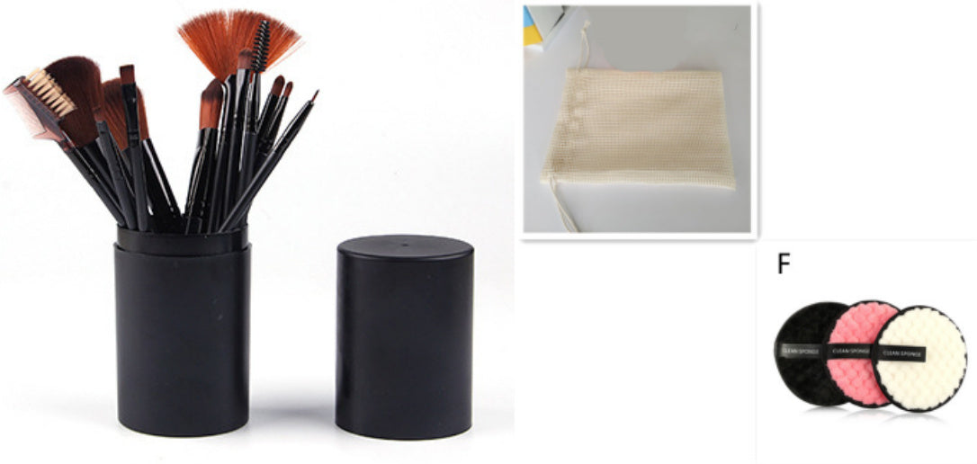 12-Piece Makeup Brush Set – Perfect for Blush, Eyeshadow & Highlight