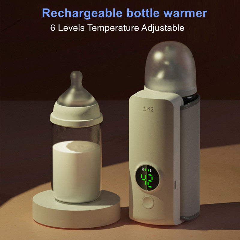 Portable Baby Bottle Warmer – USB Rechargeable Milk Heating Bag