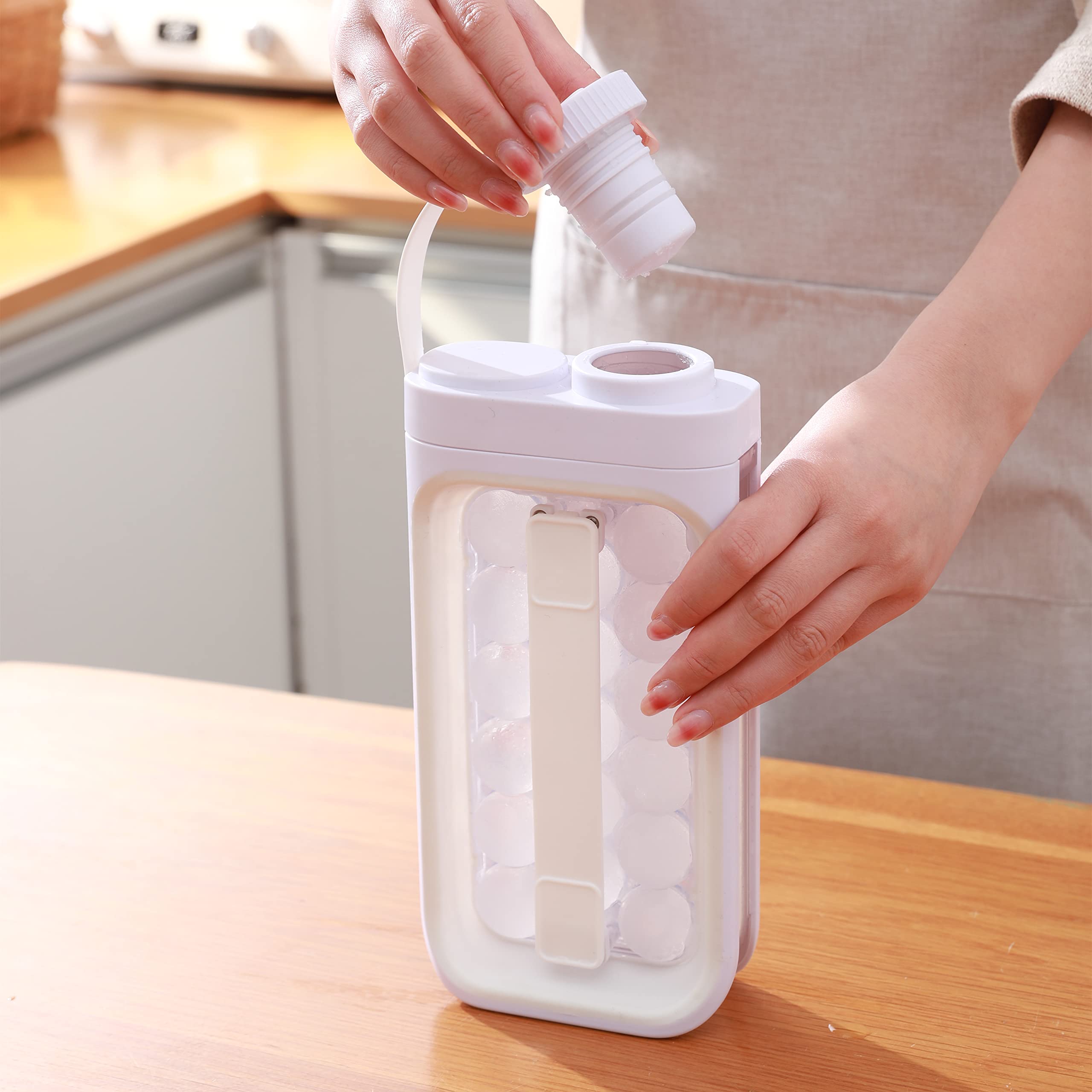 2-in-1 Ice Ball Kettle – Portable Cold Drink Maker for Summer