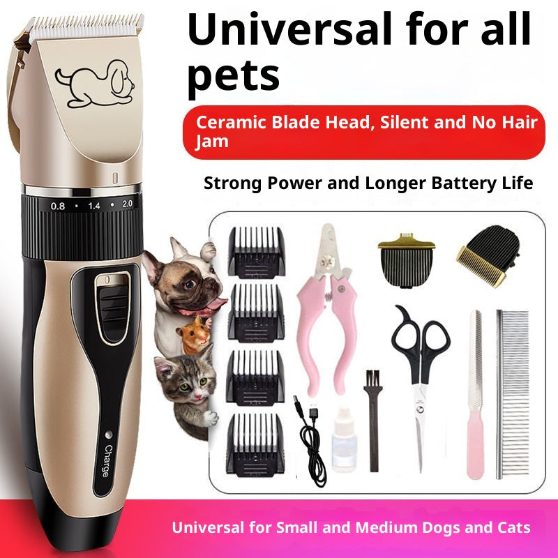 High-Power Professional Pet Shaver for Large Dogs and Cats