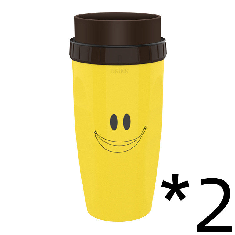 Double Insulated Travel Cup – Portable No-Cover Tumbler with Straw