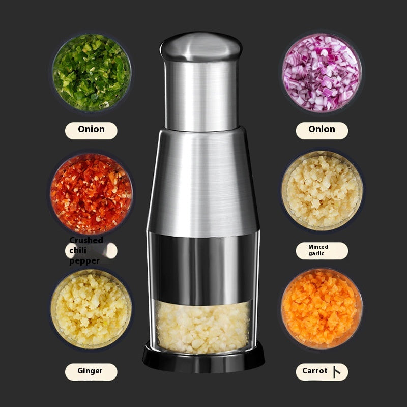 Manual Garlic Crusher – Easy Vegetable Chopper for Your Kitchen