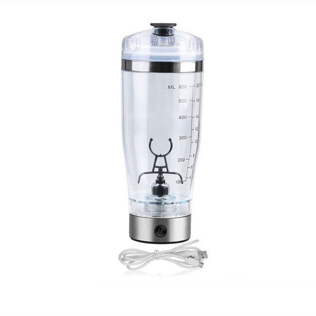 USB Electric Protein Shaker Bottle – Rechargeable Fitness Blender Cup