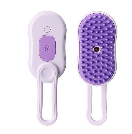 Cat Steam Brush 3-in-1 Electric Grooming Comb for Pets