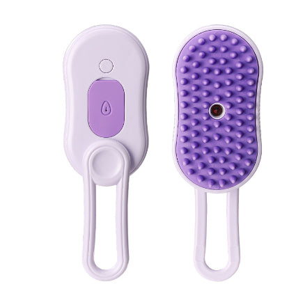 Cat Steam Brush 3-in-1 Electric Grooming Comb for Pets