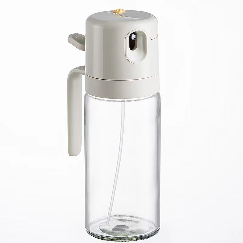 2-in-1 Oil Sprayer and Dispenser Bottle for Cooking and BBQ