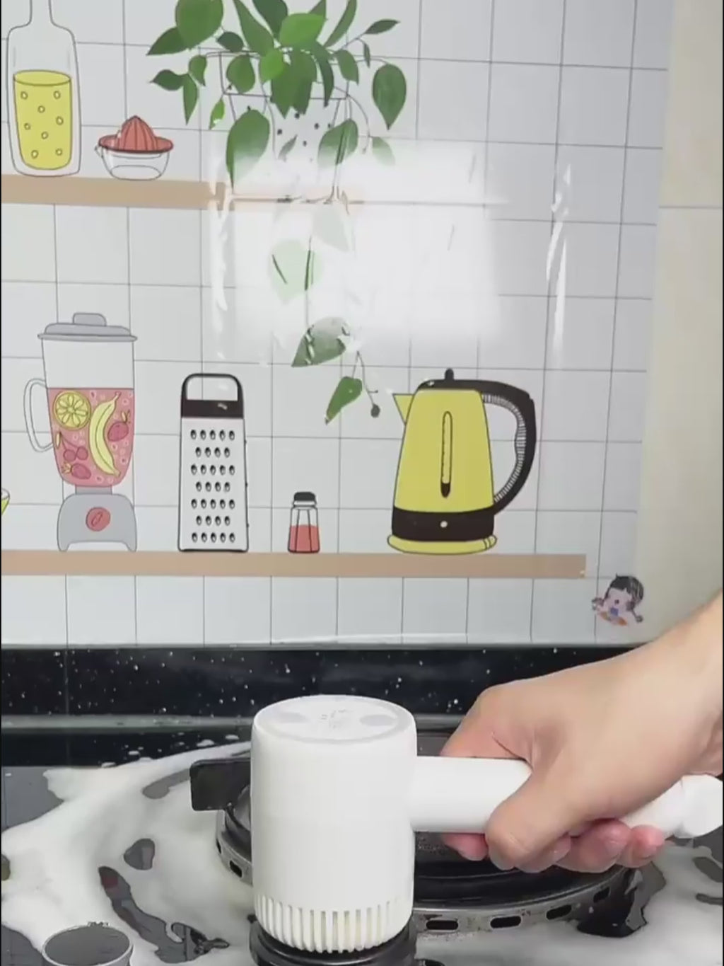 Electric Cleaning Brush – USB Rechargeable Dishwashing and Tile Scrubber