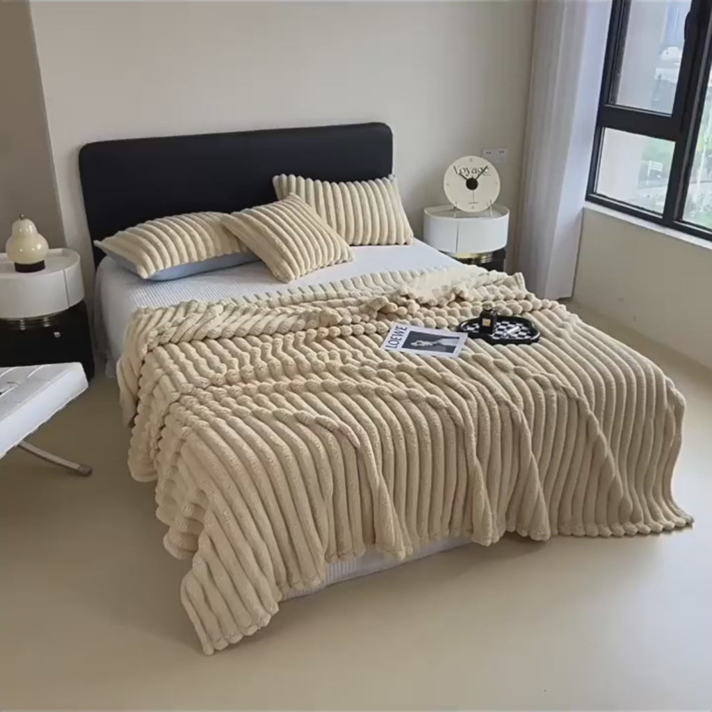 Soft Velvet Rabbit Fur Blanket