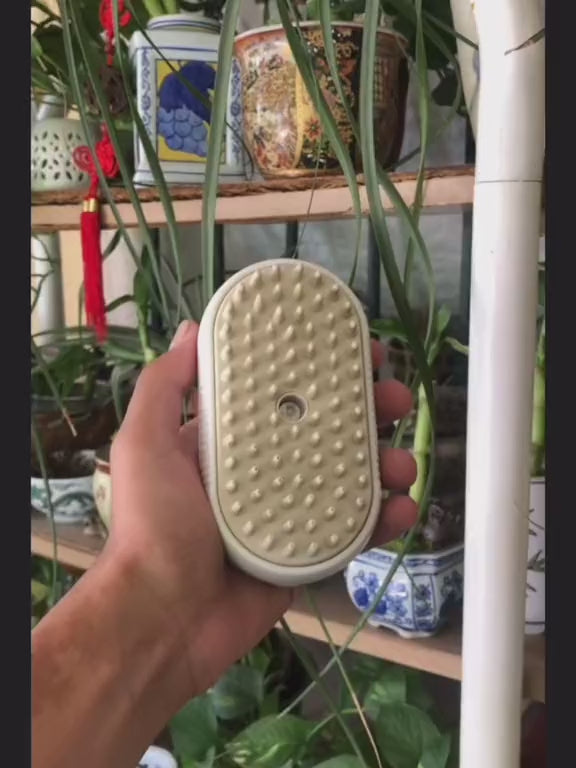 Cat Steam Brush 3-in-1 Electric Grooming Comb for Pets