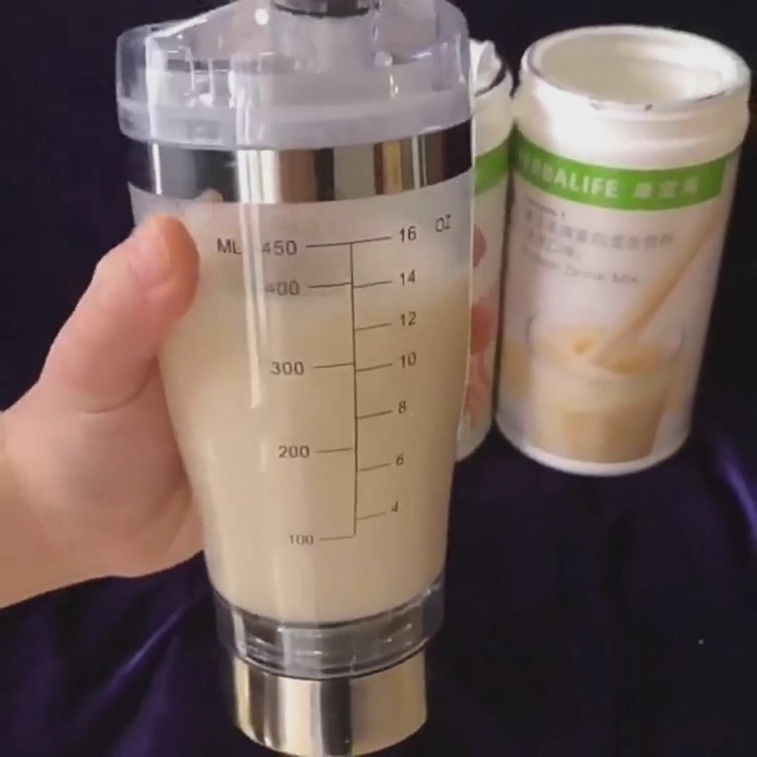 USB Electric Protein Shaker Bottle – Rechargeable Fitness Blender Cup