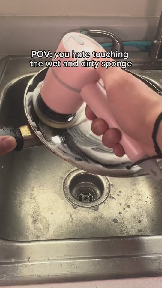 Electric Cleaning Brush – USB Rechargeable Dishwashing and Tile Scrubber