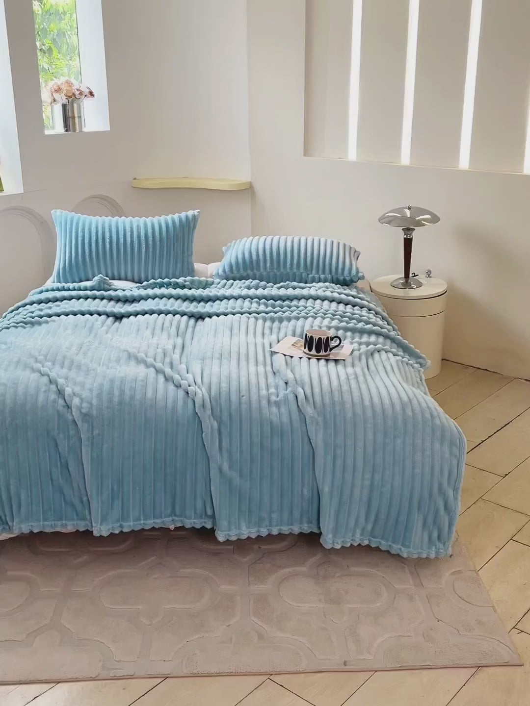 Soft Velvet Rabbit Fur Blanket