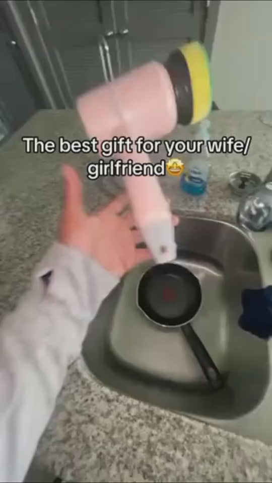 Electric Cleaning Brush – USB Rechargeable Dishwashing and Tile Scrubber