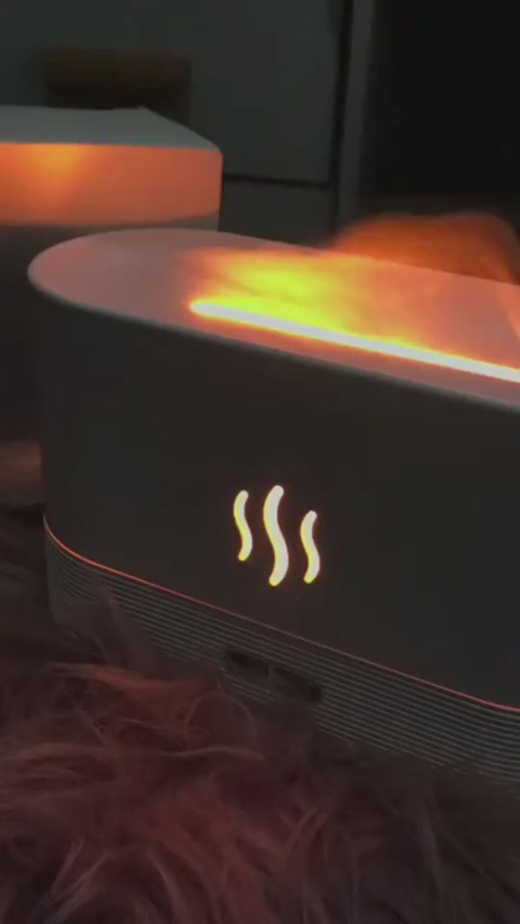 Aroma Diffuser with Flame Light – Relaxing Mist for Home & Spa