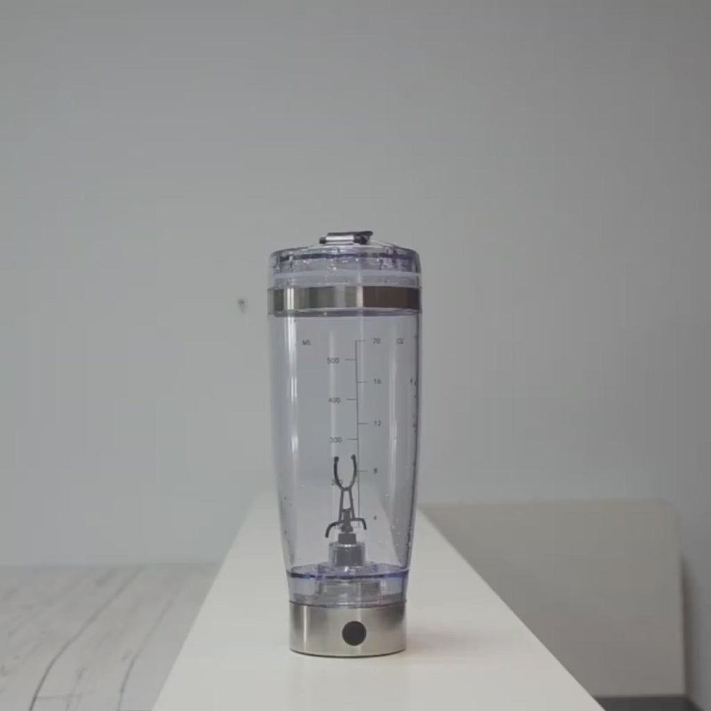 USB Electric Protein Shaker Bottle – Rechargeable Fitness Blender Cup